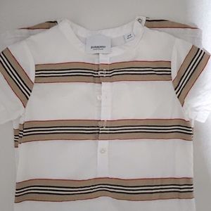Burberry snap onesie size 18m